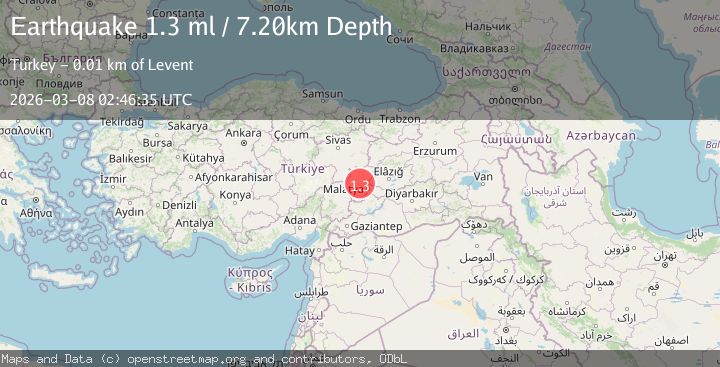 Map of EASTERN TURKEY