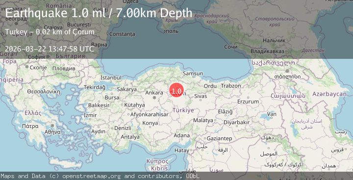 Map of CENTRAL TURKEY