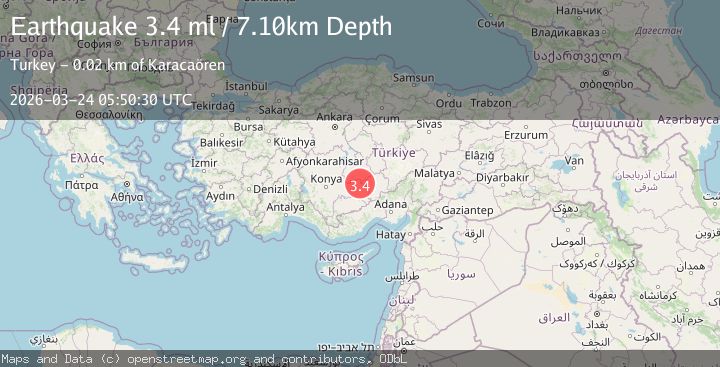 Map of CENTRAL TURKEY