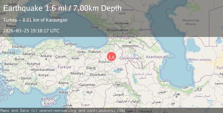 Map of EASTERN TURKEY