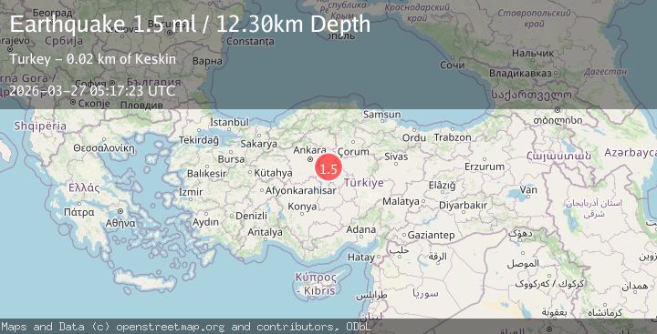 Map of CENTRAL TURKEY
