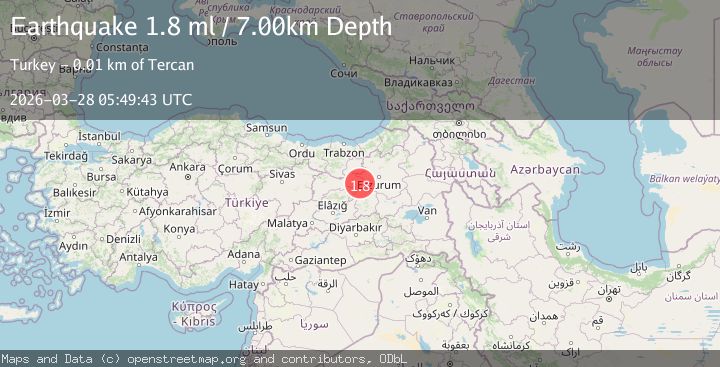 Map of EASTERN TURKEY