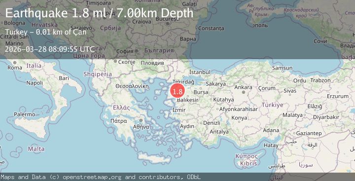 Map of WESTERN TURKEY