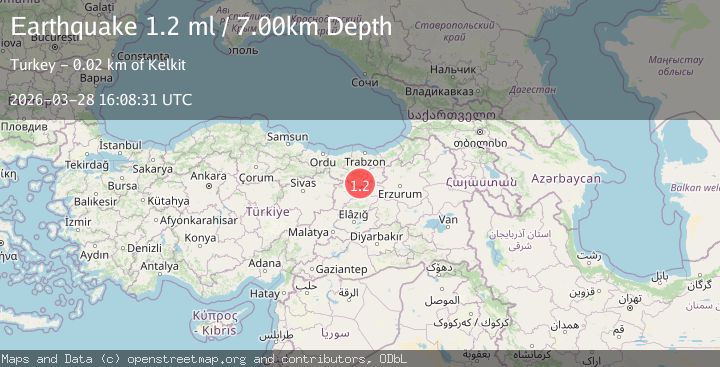 Map of EASTERN TURKEY