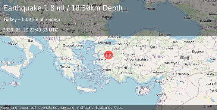 Map of WESTERN TURKEY