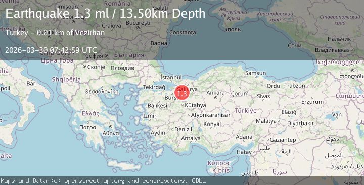Map of WESTERN TURKEY