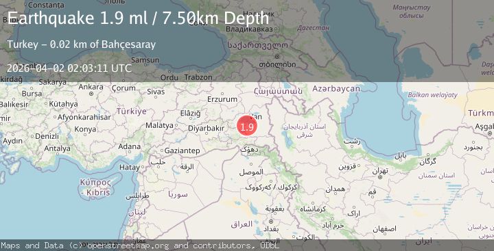 Map of EASTERN TURKEY