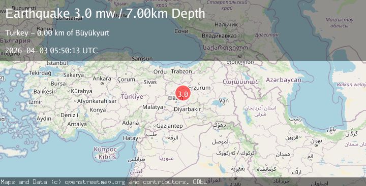 Map of EASTERN TURKEY