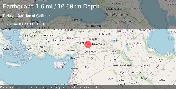 Map of EASTERN TURKEY