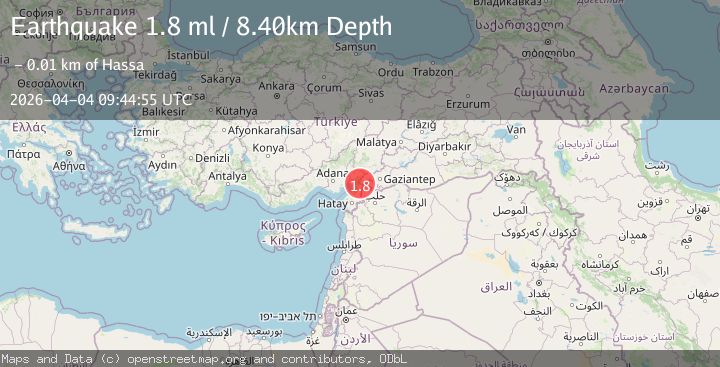 Map of TURKEY-SYRIA BORDER REGION