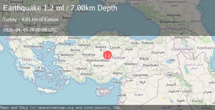 Map of CENTRAL TURKEY