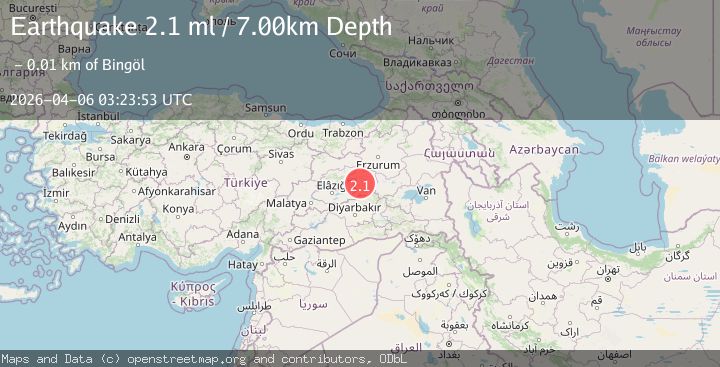 Map of EASTERN TURKEY