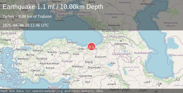 Map of EASTERN TURKEY