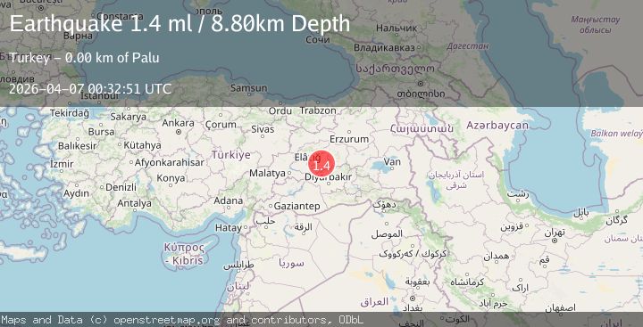 Map of EASTERN TURKEY