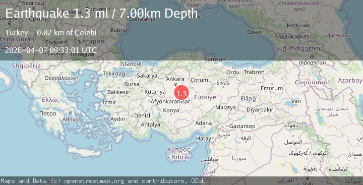 Map of CENTRAL TURKEY