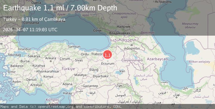 Map of EASTERN TURKEY