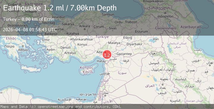 Map of TURKEY-SYRIA BORDER REGION