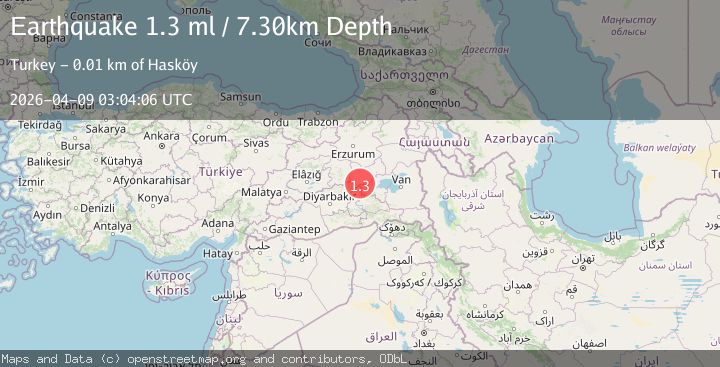 Map of EASTERN TURKEY
