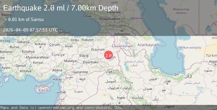 Map of EASTERN TURKEY