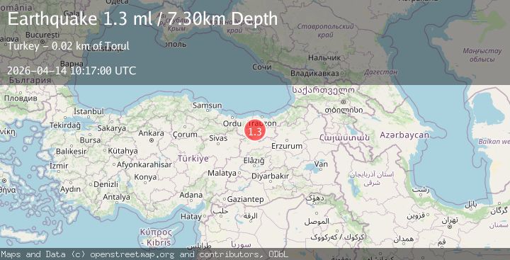Map of EASTERN TURKEY