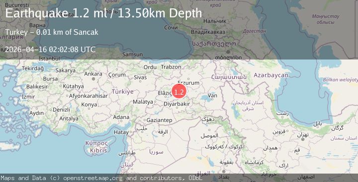 Map of EASTERN TURKEY