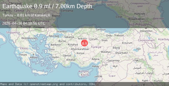 Map of CENTRAL TURKEY