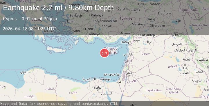 Map of CYPRUS REGION
