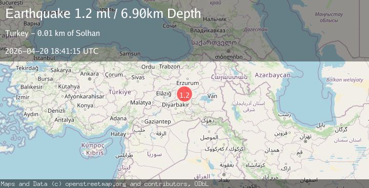 Map of EASTERN TURKEY