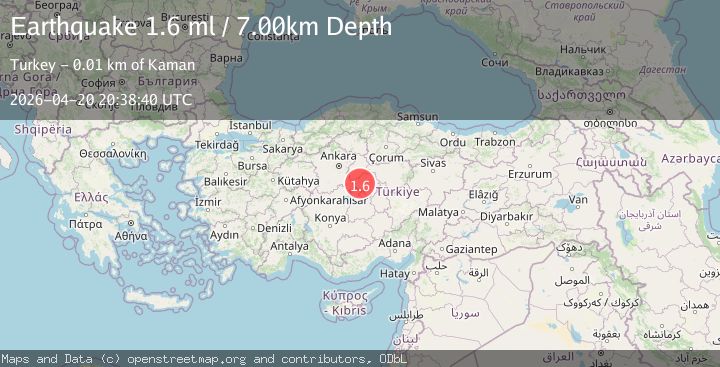 Map of CENTRAL TURKEY