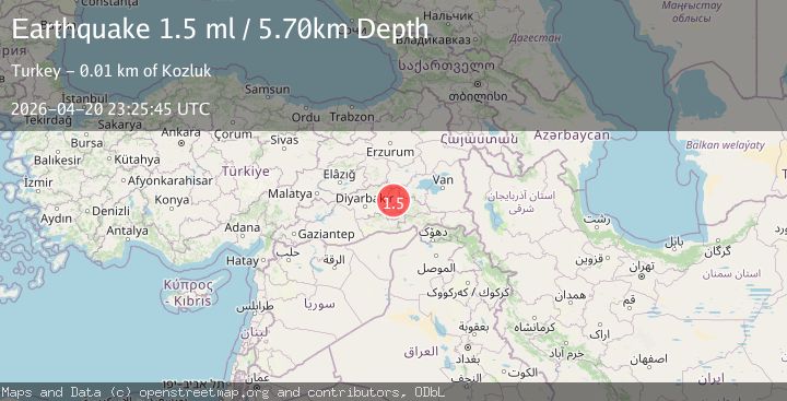 Map of EASTERN TURKEY