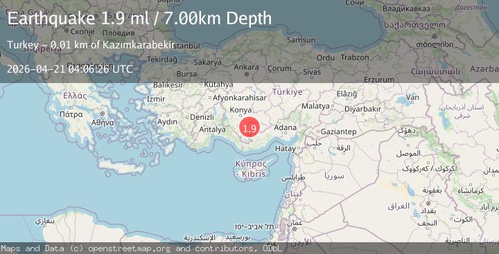Map of CENTRAL TURKEY