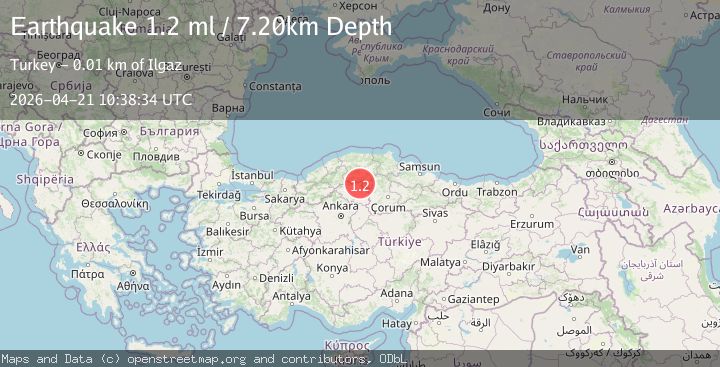 Map of CENTRAL TURKEY