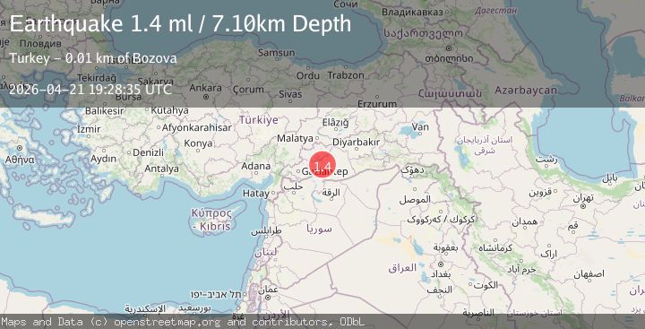 Map of EASTERN TURKEY