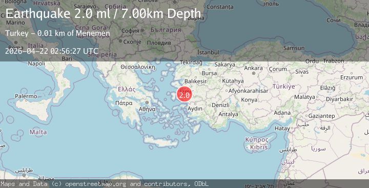 Map of NEAR THE COAST OF WESTERN TURKEY