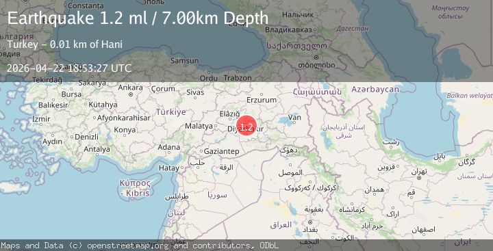 Map of EASTERN TURKEY