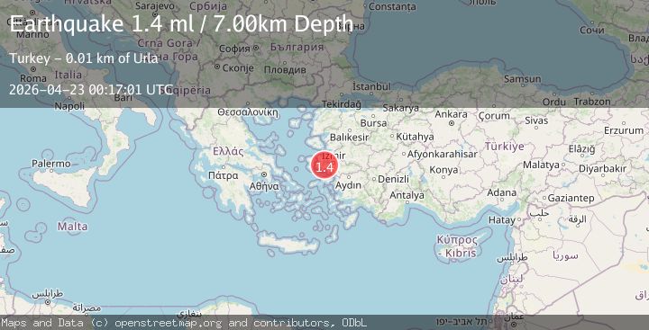 Map of NEAR THE COAST OF WESTERN TURKEY