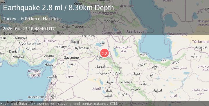 Map of TURKEY-IRAQ BORDER REGION