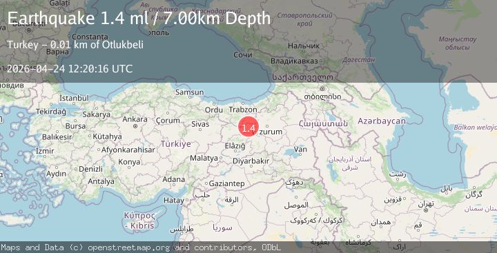 Map of EASTERN TURKEY