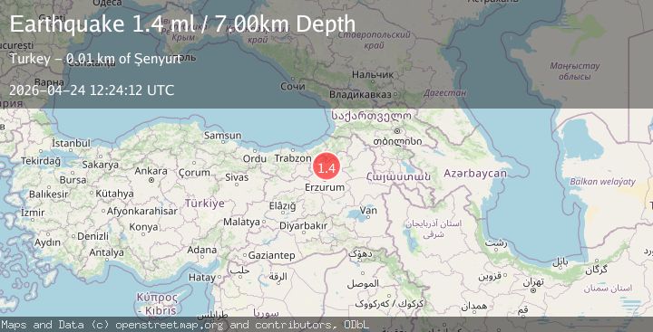 Map of EASTERN TURKEY