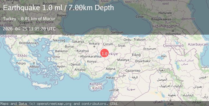 Map of CENTRAL TURKEY