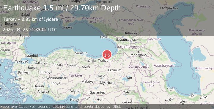 Map of EASTERN TURKEY