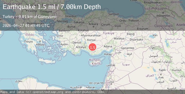 Map of CENTRAL TURKEY