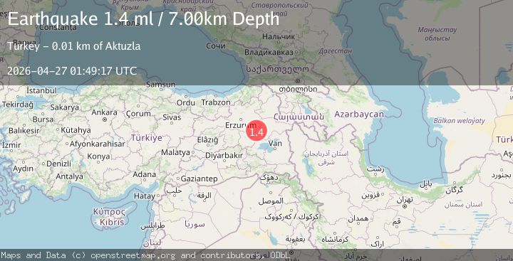 Map of EASTERN TURKEY