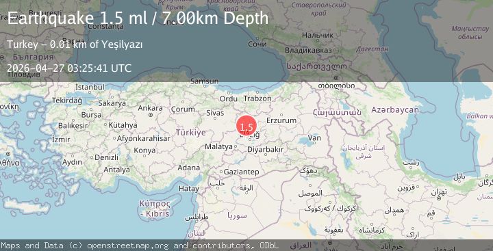 Map of EASTERN TURKEY