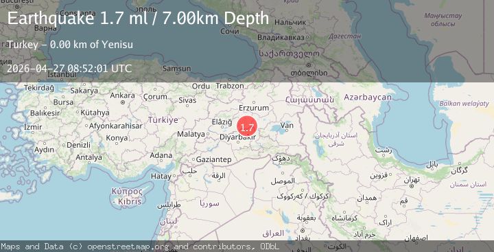 Map of EASTERN TURKEY