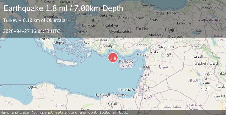 Map of CYPRUS REGION