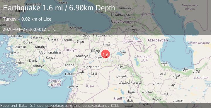 Map of EASTERN TURKEY