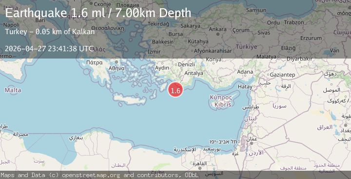Map of EASTERN MEDITERRANEAN SEA