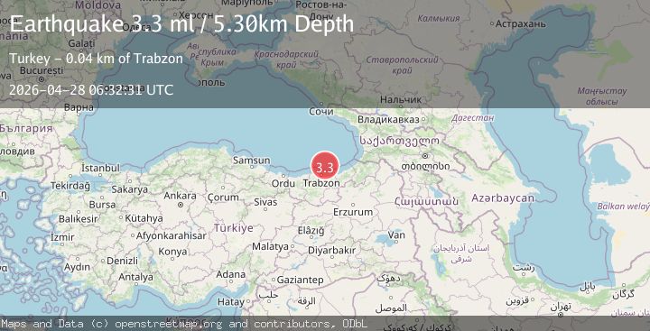 Map of EASTERN TURKEY