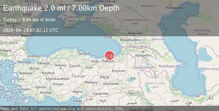 Map of EASTERN TURKEY